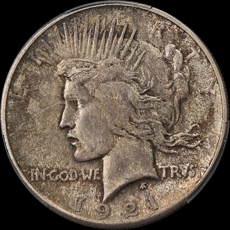 1921 PEACE DOLLAR HIGH RELIEF NICE STRIKE: 1921 Peace Dollar High Relief Nice Strike Year: 1921 Fineness: None Composition: Silver Denomination: None Country of Origin: United States Accessories: None Accessories Notice: When purch
