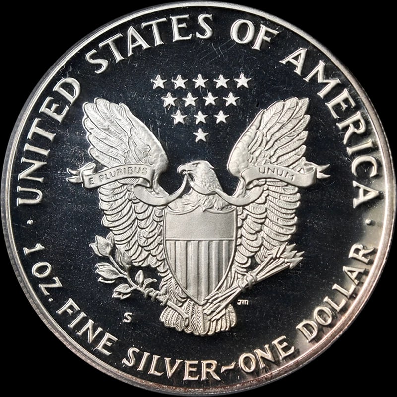 1986-S SILVER AMERICAN EAGLE $1 - 2