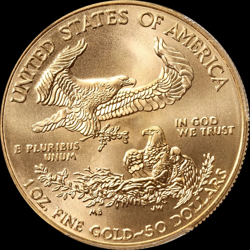 2016 GOLD AMERICAN EAGLE $50 - 2