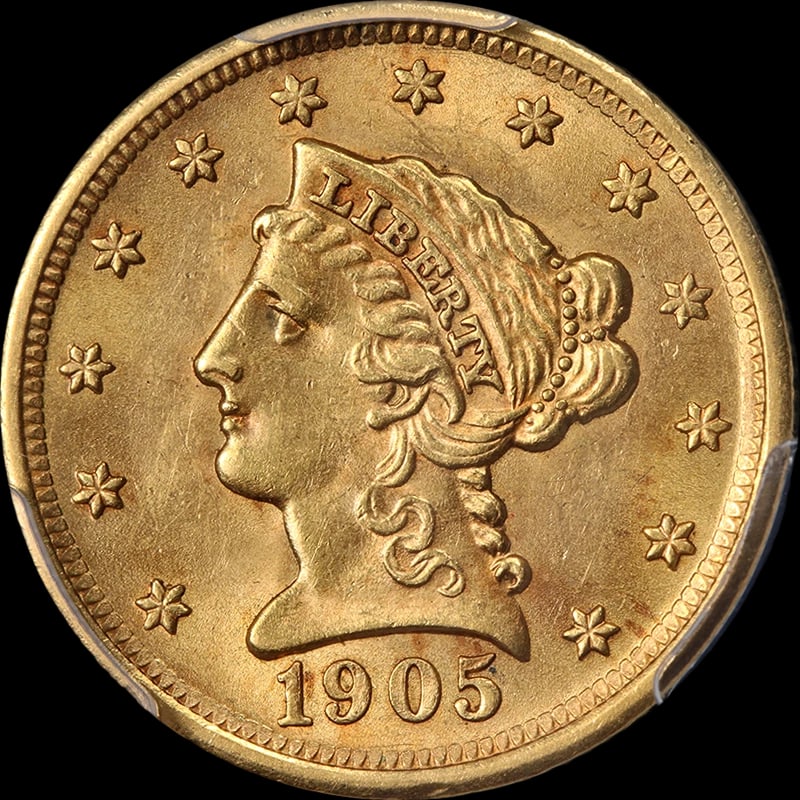 1905 LIBERTY GOLD $2.50 GREAT EYE APPEAL NICE STRIKE: 1905 Liberty Gold $2.50 Great Eye Appeal Nice Strike Year: 1905 Fineness: 0.9 Composition: Gold Denomination: $2.50 Country of Origin: United States Accessories: None Accessories Notice: W