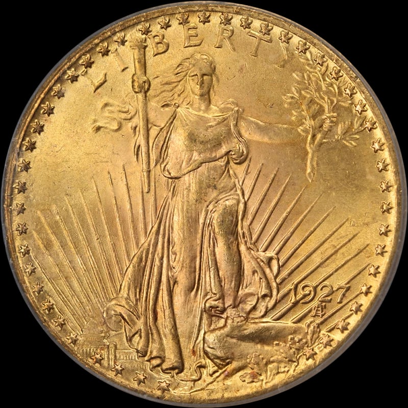 1927-P SAINT-GAUDENS GOLD $20 (1 of 2)