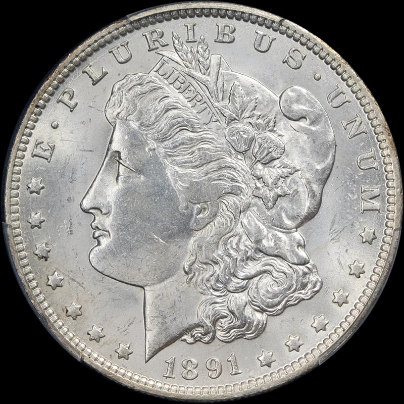 1891-O MORGAN SILVER DOLLAR NICE EYE APPEAL NICE LUSTER: 1891-O Morgan Silver Dollar Nice Eye Appeal Nice Luster Year: 1891 Fineness: 0.9 Composition: Silver Denomination: None Country of Origin: United States Accessories: None Accessories Notice: