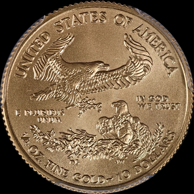 2016 GOLD AMERICAN EAGLE $10 - 2