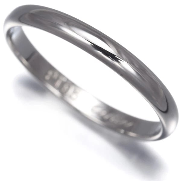CARTIER RING WEDDING BAND 950 PLATINUM: Cartier Ring Wedding Band 950 Platinum Brand: Cartier Type: Ring Material: 950 / Platinum Color: Platinum Size: US 6.5 Accessories: None Accessories Notice: When purchasing pre-owned goods,