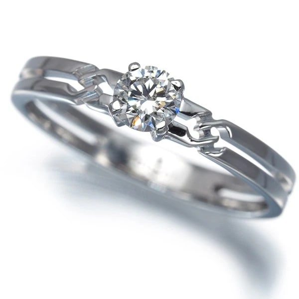 GUCCI RING DIAMOND INFINITY 18K 750 WHITE GOLD (1 of 3)