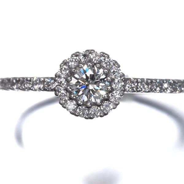 DIAMOND RING 950 PLATINUM - 2