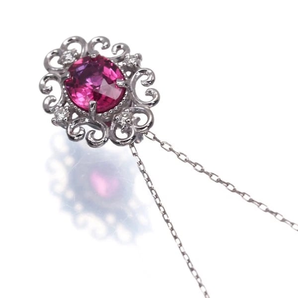 RUBY DIAMOND CLASSIC NECKLACE - 2