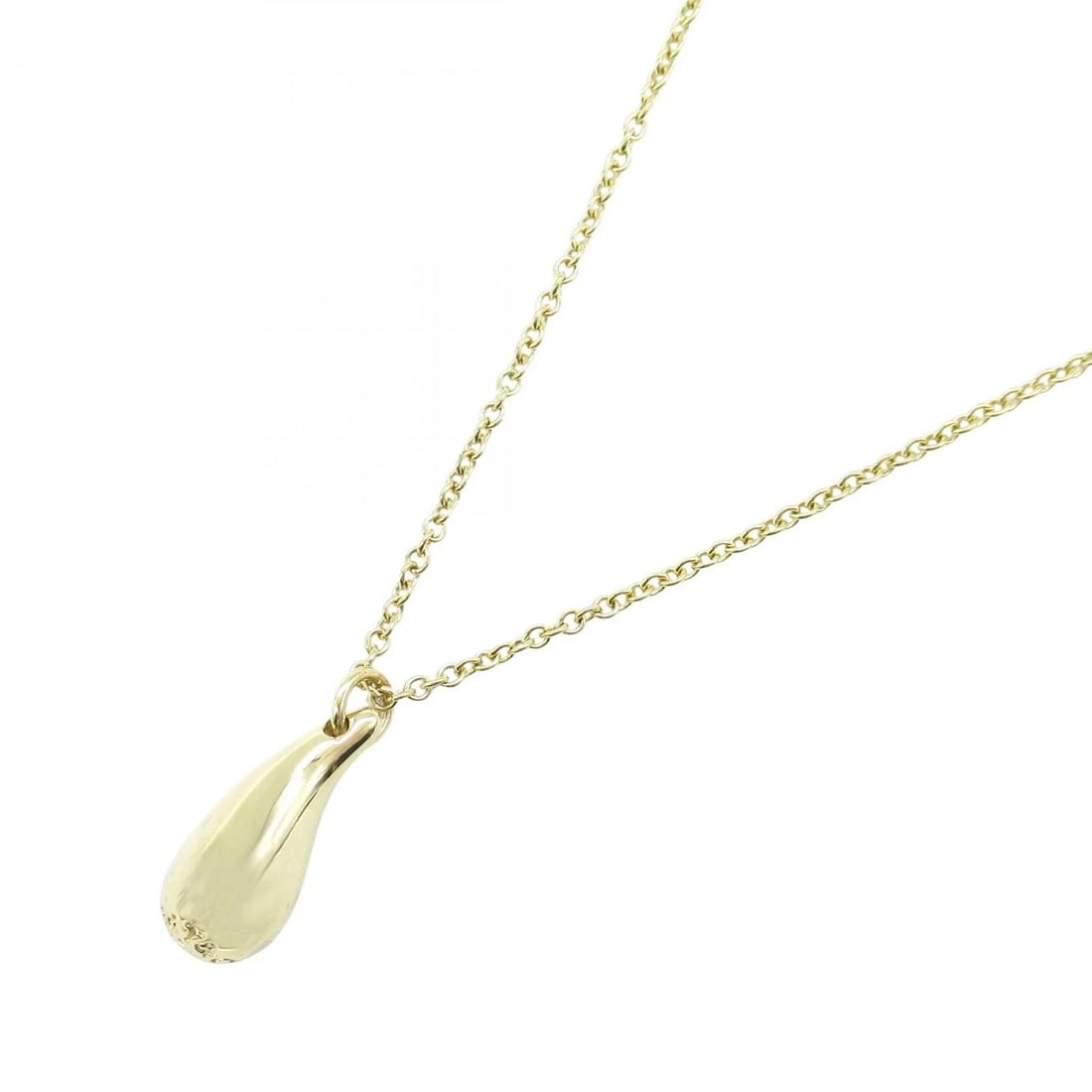 TIFFANY?CO TEARDROP NECKLACE PENDANT 18KYG: TIFFANY?CO Teardrop Necklace Pendant 18KYG Brand: TIFFANY?CO Type: Necklace Material: K18 (Yellow Gold) Color: Yellow Gold Size: Size Neck rotation?40.5cm(15.9") Motif W?5mm x H?12mm(0.2" x 0.5")