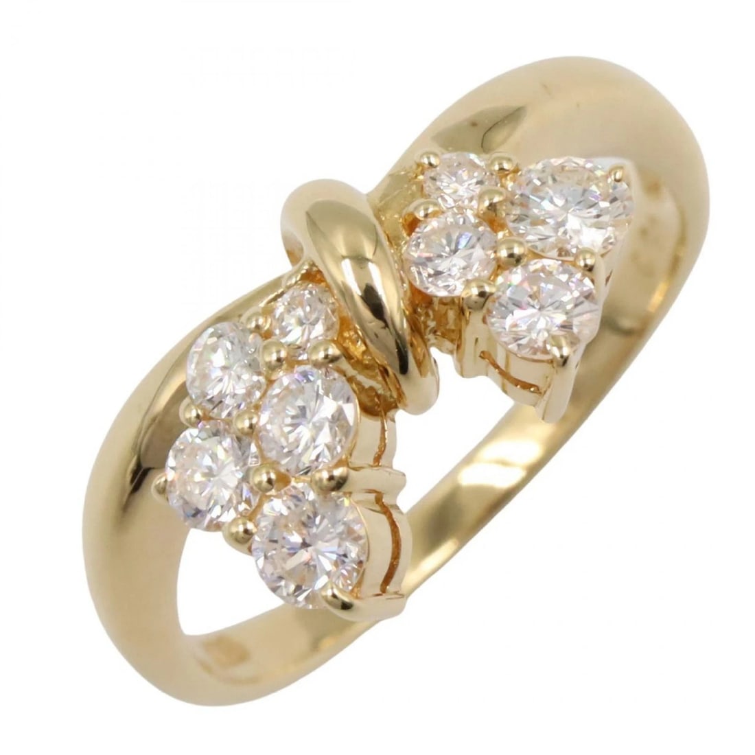JEWELRY DIAMOND RING 18KYG YELLOW GOLD (1 of 4)