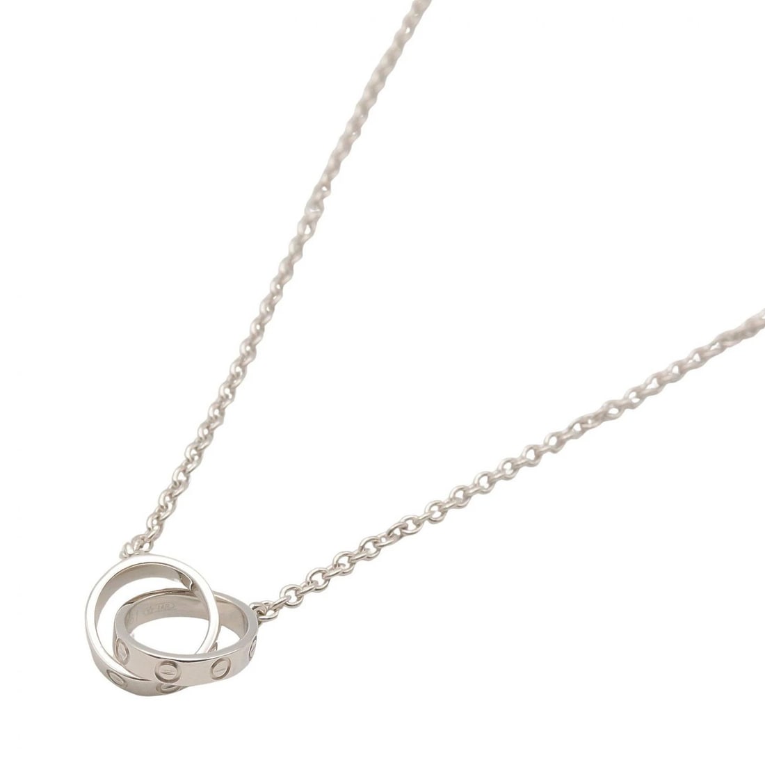 CARTIER BABY LOVE NECKLACE PENDANT 18KWG (1 of 5)