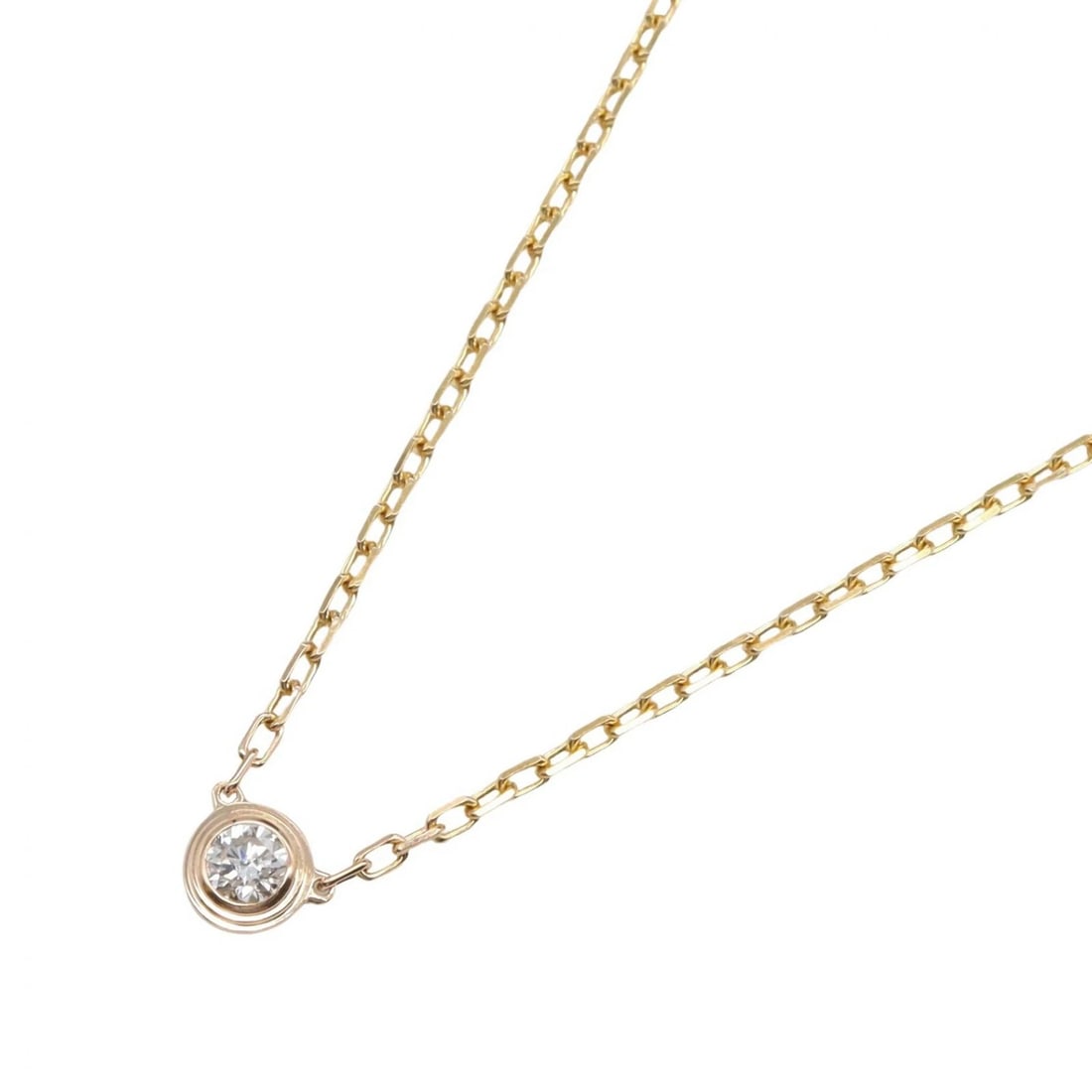 CARTIER D'AMOUR SM NECKLACE DIAMOND 18KPG PINK ROSE GOLD (1 of 3)