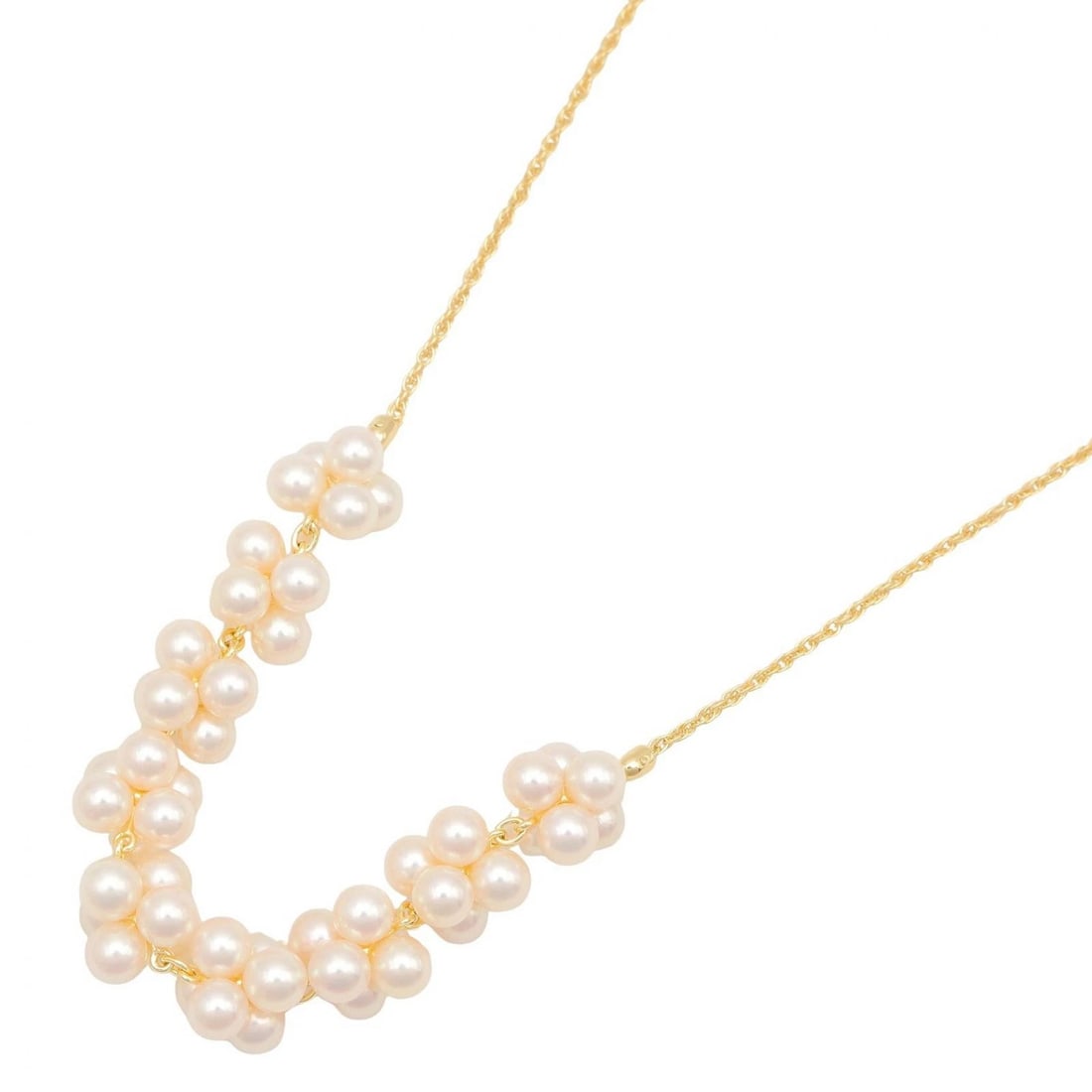 MIKIMOTO PEARL NECKLACE PENDANT 18KYG: MIKIMOTO Pearl Necklace Pendant 18KYG Brand: MIKIMOTO Type: Necklace Material: K18 (Yellow Gold) Color: Yellow Gold Size: Size Neck rotation?39.5cm(15.6") Motif W?95mm x H?15mm(3.7" x 0.6") 