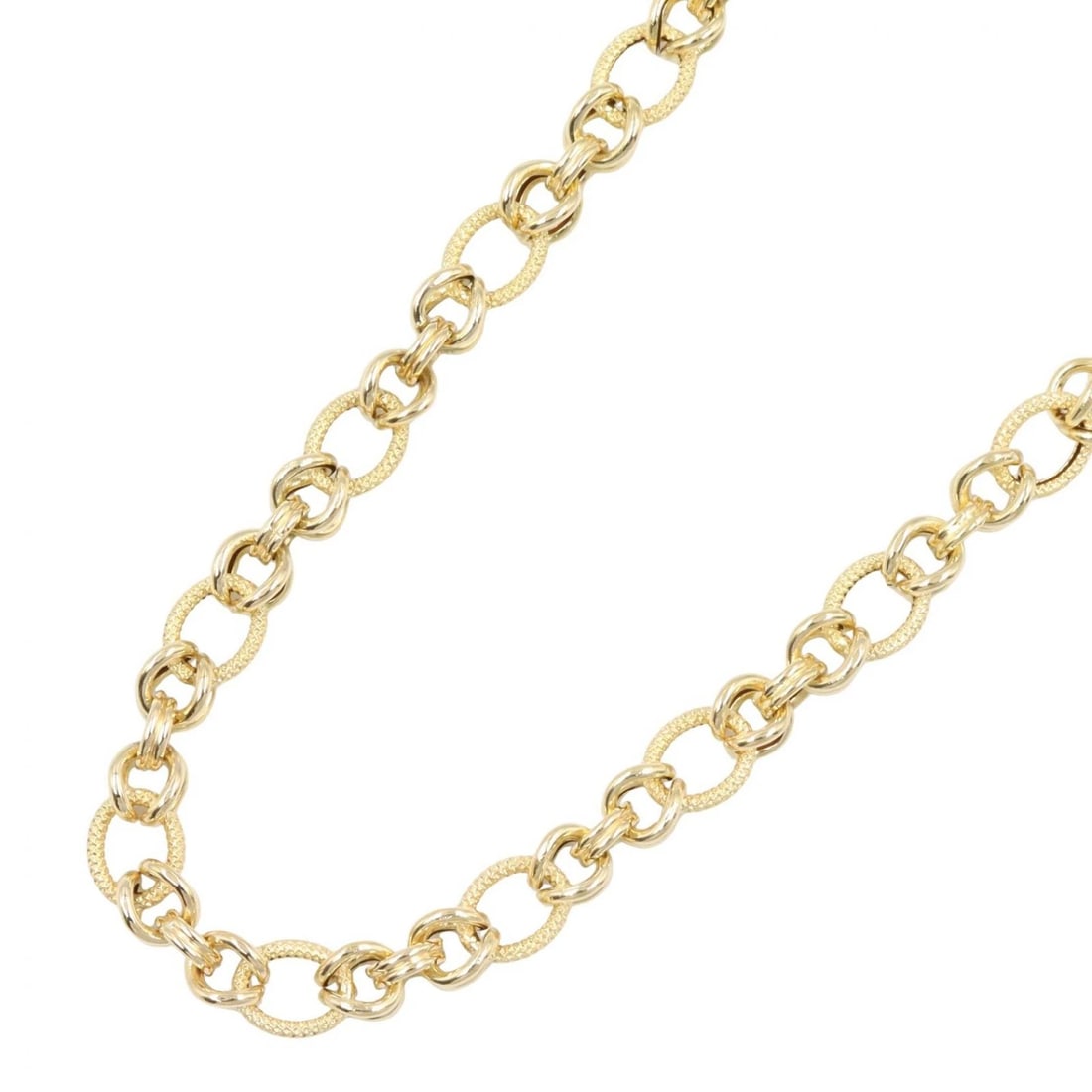 UNOAERRE NECKLACE 18KYG: UNOAERRE Necklace 18KYG Brand: UNOAERRE Type: Necklace Material: K18 (Yellow Gold) Color: Yellow Gold Size: Size Neck rotation?39.5cm(15.6") Accessories: None Accessories Notice: When purc