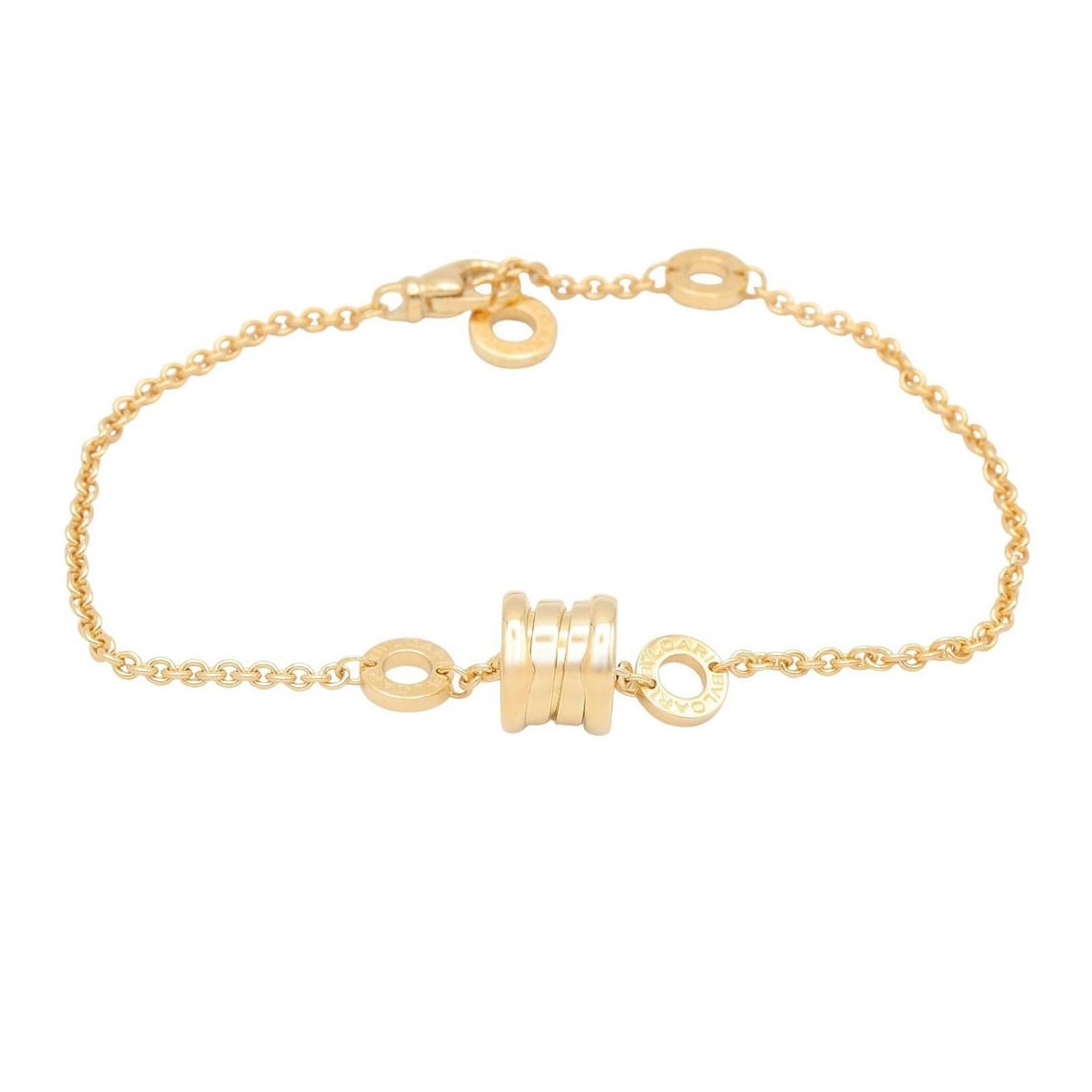 BVLGARI B-ZERO1 ELEMENT BRACELET 18KYG: BVLGARI B-zero1 Element Bracelet 18KYG Brand: BVLGARI Type: Bracelet Material: K18 (Yellow Gold) Color: Yellow Gold Size: Size Band Length?15/16.5cm(5.9") Notation Size?- Motif W?7.1mm x H?9mm(0.3
