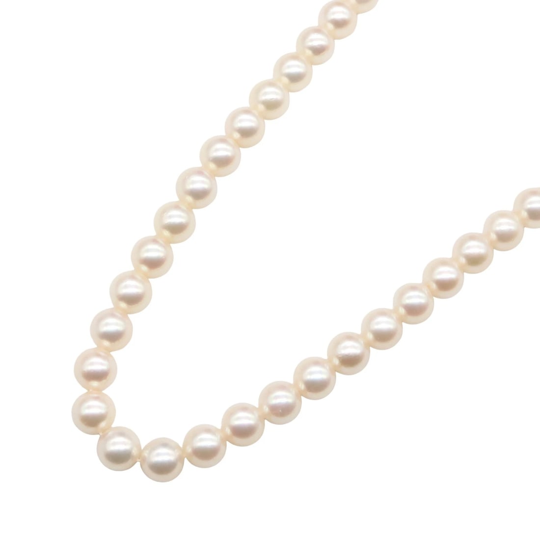 JEWELRY AKOYA PEARL NECKLACE 14KPG PINK ROSE GOLD (1 of 5)