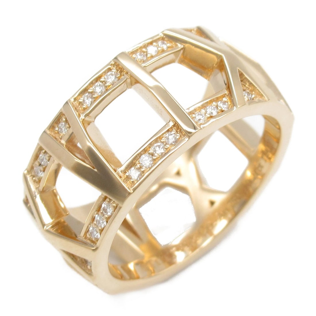 TIFFANY?CO ATLAS X-OPEN DIAMOND RING 18KPG (1 of 3)