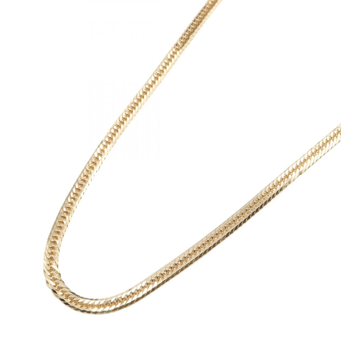 JEWELRY TRIPLE 8 SIDE FLAT LINK CURB CHAIN NECKLACE (1 of 3)