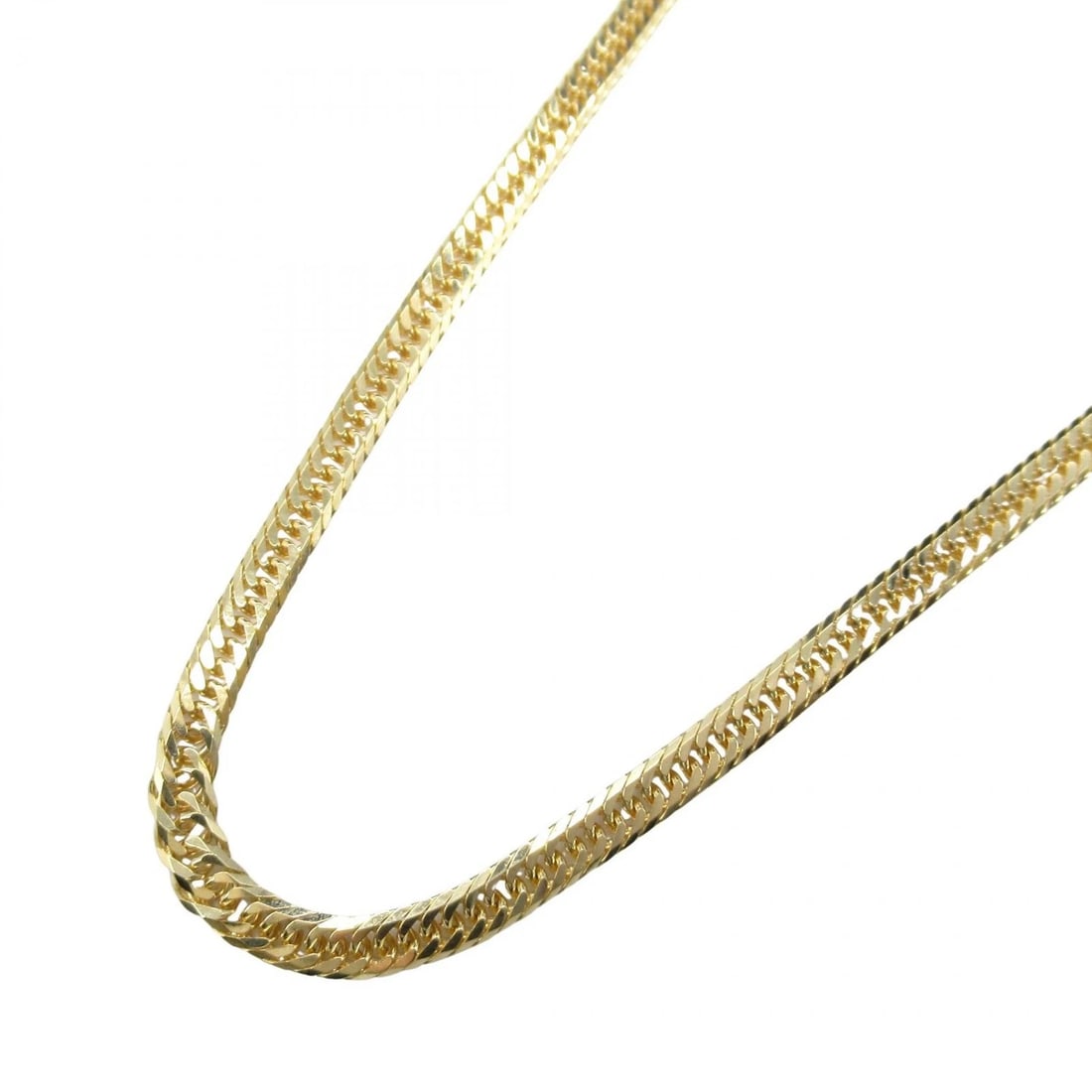 JEWELRY TRIPLE 8 SIDE FLAT LINK CURB CHAIN NECKLACE (1 of 4)