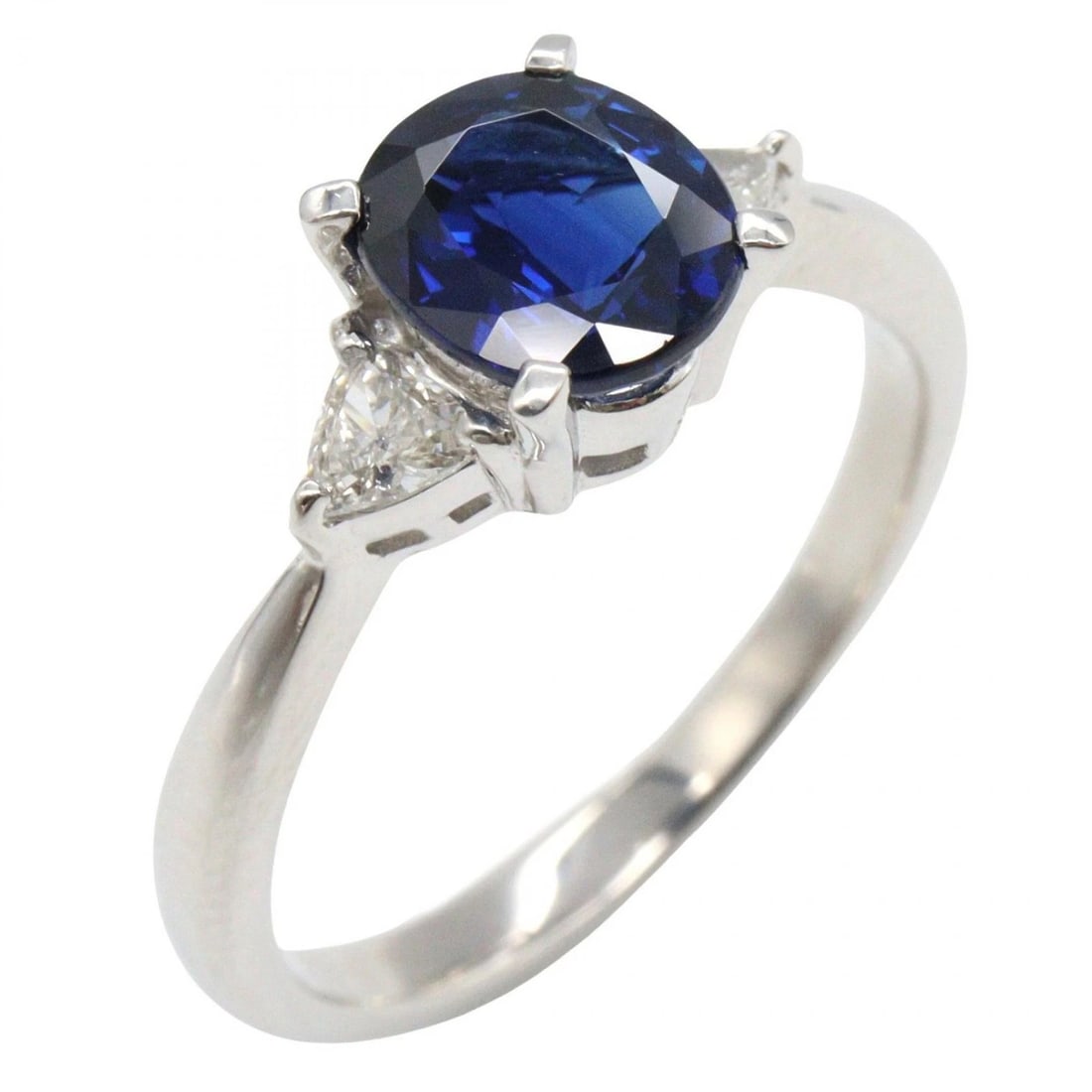 JEWELRY SAPPHIRE DIAMOND RING PT900 (1 of 3)