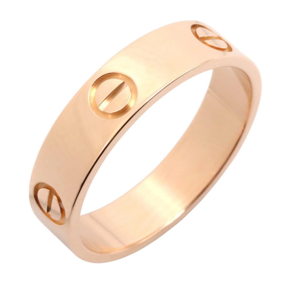 CARTIER LOVE RING18K ROSE GOLD USED: CARTIER Love ring18K Rose Gold Used Brand: CARTIER Type: Ring Material: K18PG?Rose Gold? Color: Rose Gold Size: 9.5 US Accessories: None Accessories Notice: When purchasing pre-owned goods