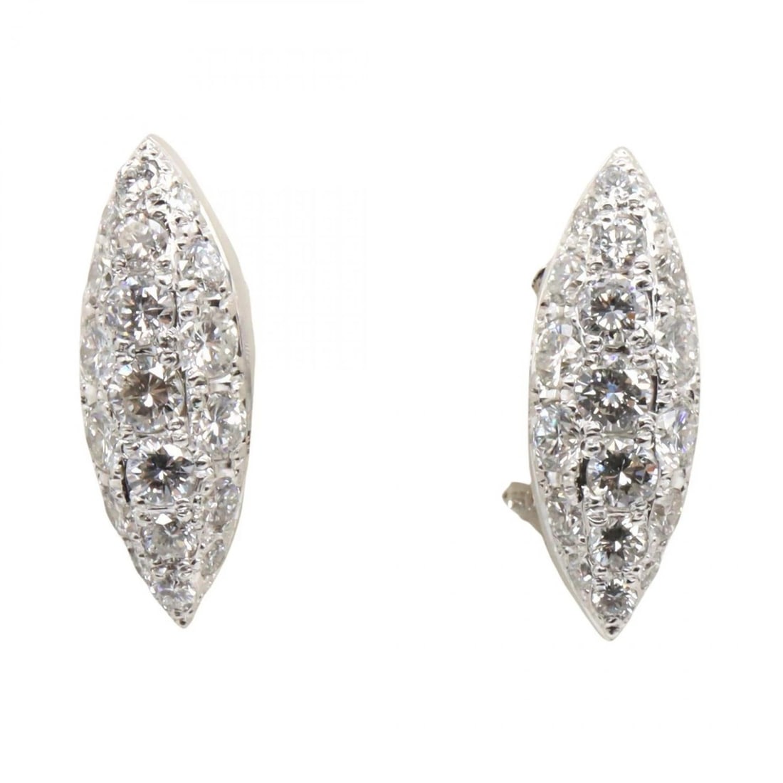 JEWELRY DIAMOND CLIP-ON EARRINGS PT900 (1 of 5)