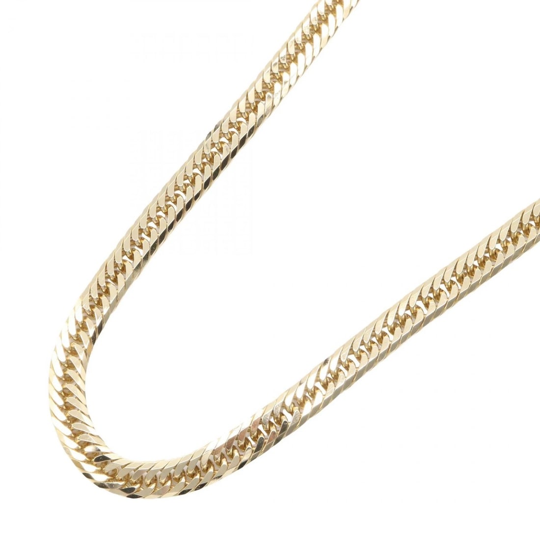 JEWELRY TRIPLE 6 SIDE FLAT LINK CURB CHAIN NECKLACE (1 of 4)