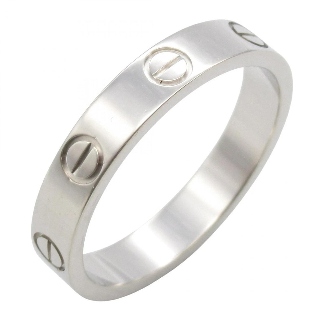 CARTIER MINI LOVE RING 18KWG WHITE GOLD (1 of 2)