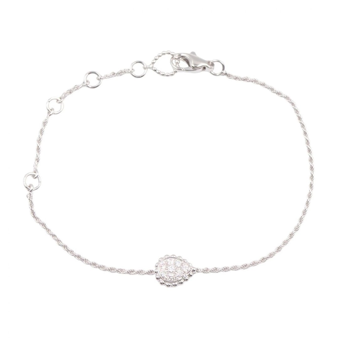 BOUCHERON SERPENT BOHÈME EXTRA SMALL DIAMOND BRACELET: Boucheron Serpent Bohème Extra Small Diamond Bracelet Brand: Boucheron Type: Bracelet Material: K18WG?White Gold? Color: White Gold Size: Size Notation Size?- Motif W?9mm x H?7mm(0.4" x 0.3") Ac