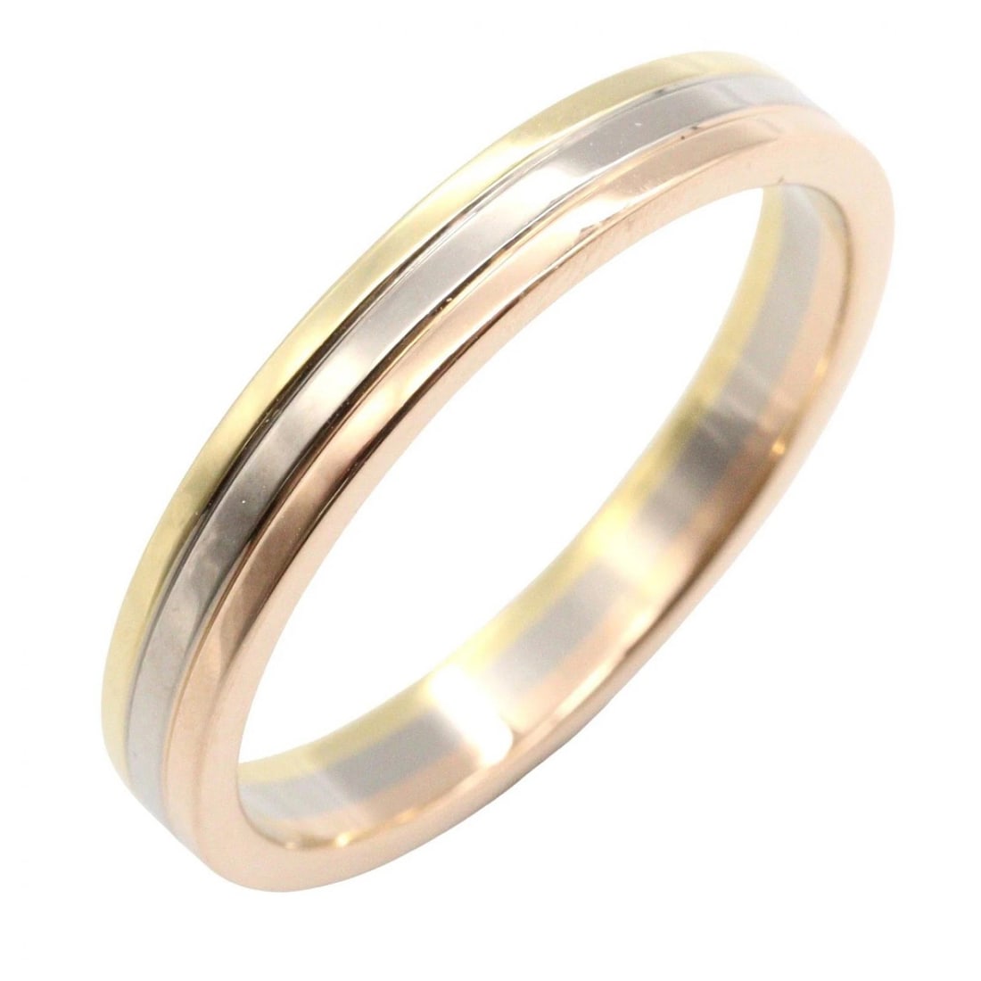 CARTIER VENDOME RING 18KYG 18KPG 18KWG (1 of 2)