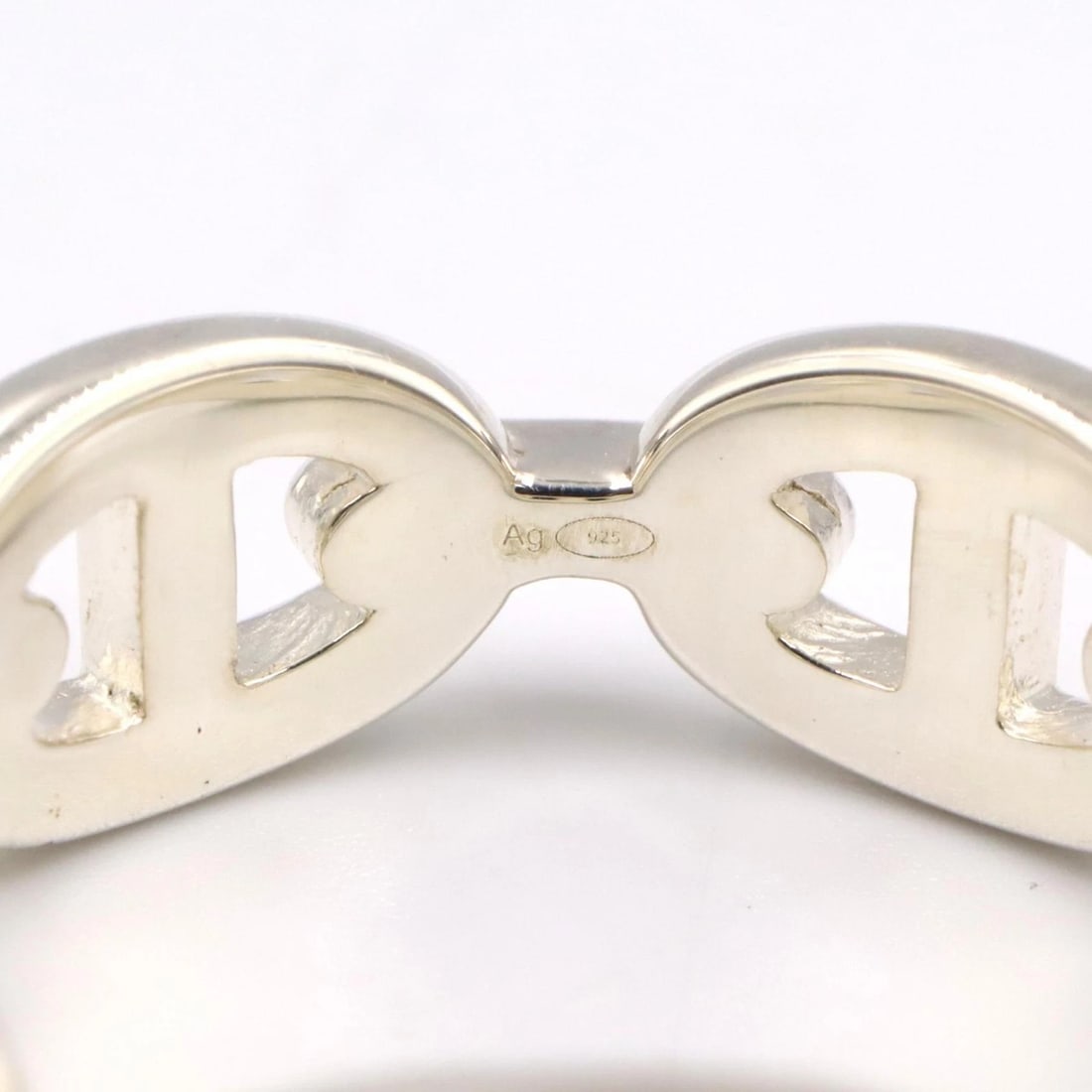 HERMES ENCHAINEE PM RING SILVER925 - 4