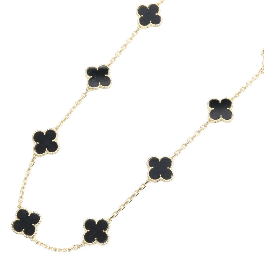 VAN CLEEF & ARPELS ALHAMBRA NECKLACE: Van Cleef & Arpels Alhambra Necklace Brand: Van Cleef & Arpels Type: Necklace Material: K18 (Yellow Gold) Color: Yellow Gold Size: Size Neck rotation?81.5cm(32.1") Motif W?15mm x H?15mm(0.6" x
