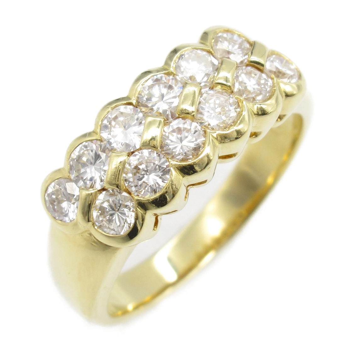 JEWELRY DIAMOND RING 18KYG YELLOW GOLD (1 of 4)