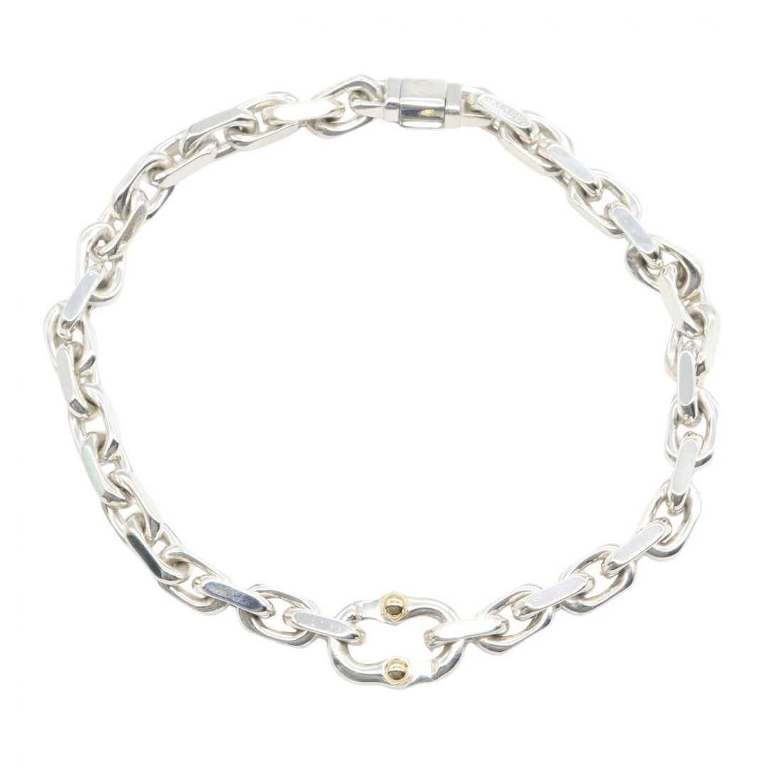 TIFFANY?CO 1837 MAKERS BRACELET: TIFFANY?CO 1837 Makers Bracelet Brand: TIFFANY?CO Type: Bracelet Material: Silver925 Color: Silver Size: Size Band Length?19.5cm(7.7") Accessories: None Accessories Notice: When purchasing