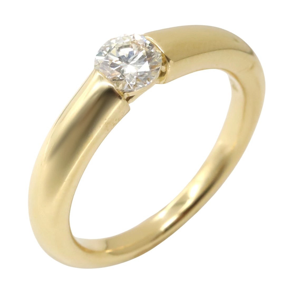 JEWELRY DIAMOND RING 18KYG YELLOW GOLD (1 of 4)
