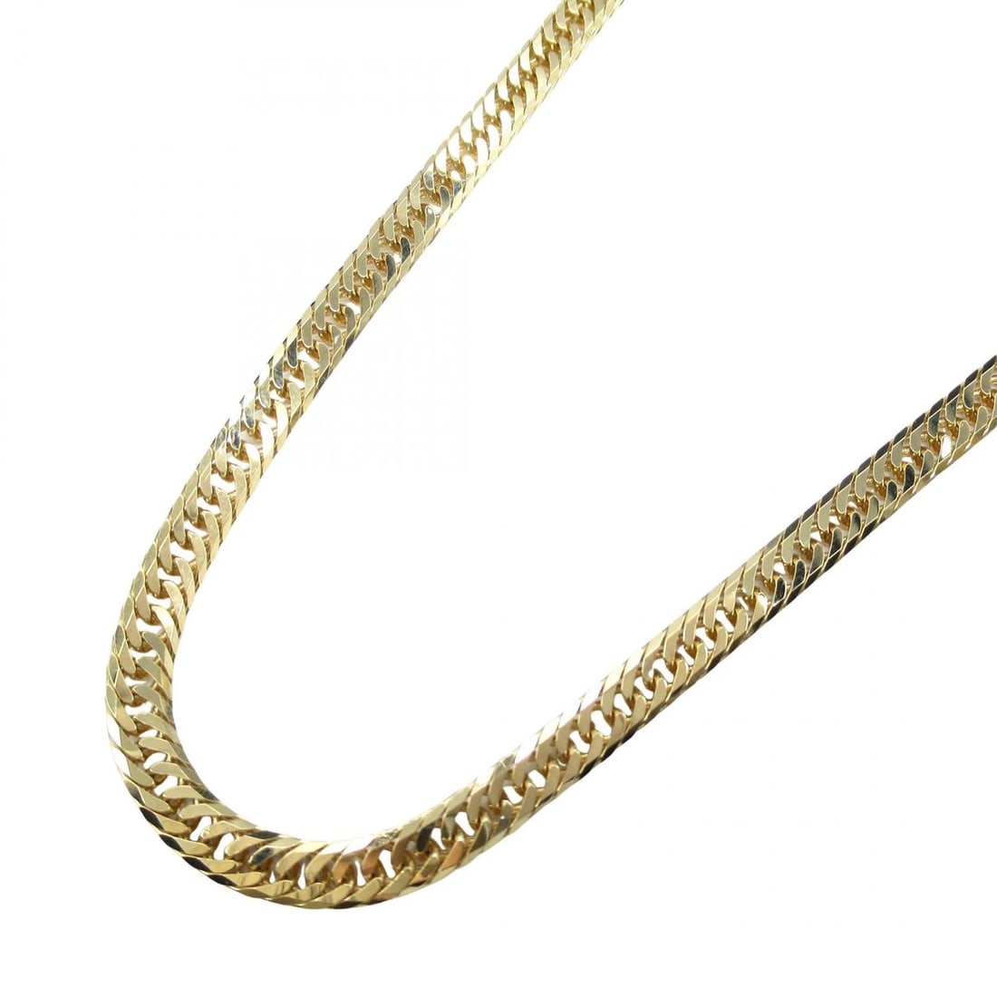JEWELRY TRIPLE 8 SIDE FLAT LINK CURB CHAIN NECKLACE (1 of 4)