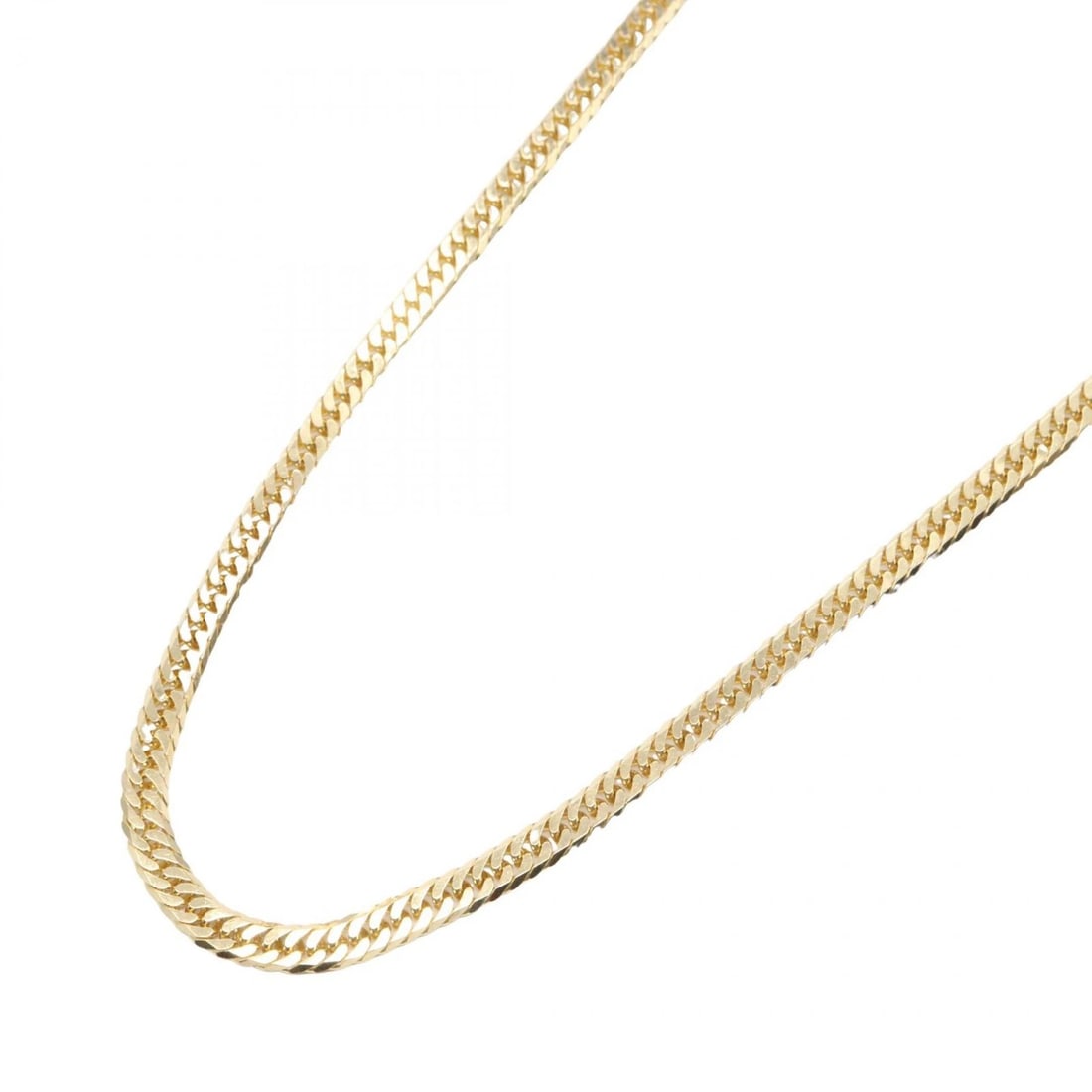 JEWELRY DOUBLE 6 SIDE FLAT LINK CHAIN NECKLACE (1 of 5)