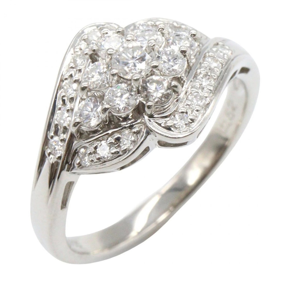 JEWELRY DIAMOND RING PT900 PLATINUM: JEWELRY Diamond Ring Pt900 Platinum Brand: JEWELRY Type: Ring Material: Pt900 Platinum Color: Silver??ish colors Size: 5.75 - 6 US Accessories: None Accessories Notice: When purchasing