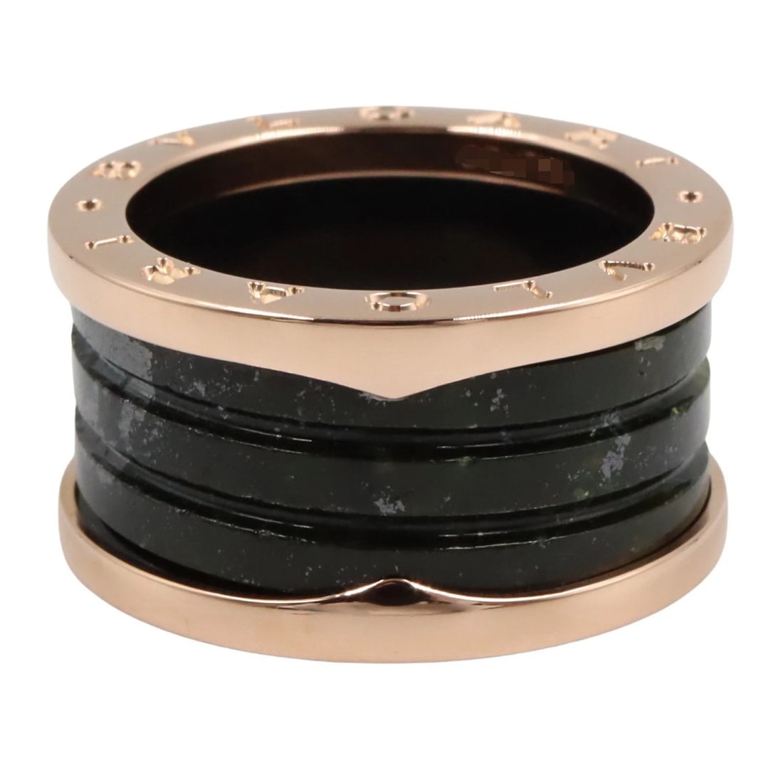BVLGARI B-ZERO1 CERAMIC RING 18KPG - 2