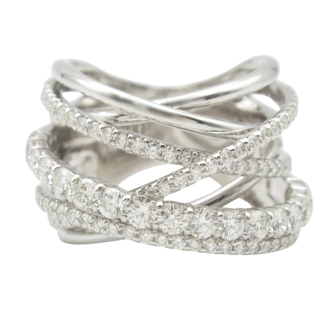 JEWELRY DIAMOND RING 18KWG WHITE GOLD (1 of 3)