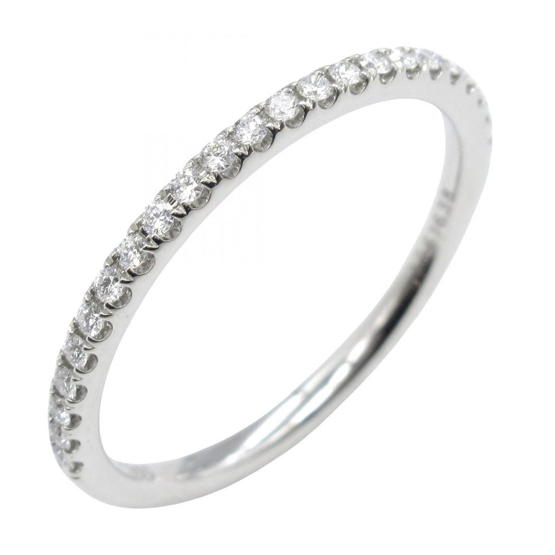 HARRY WINSTON MICRO PAVÉ DIAMOND RING: HARRY WINSTON Micro Pavé Diamond Ring Brand: HARRY WINSTON Type: Ring Material: Pt950 Platinum Color: Silver??ish colors × Clear??ish colors Size: 5 - 5.25 US Accessories: None Accessories