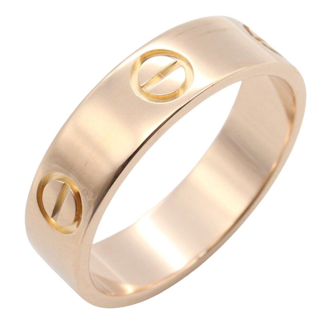 CARTIER LOVE RING 18KPG PINK ROSE GOLD: CARTIER Love Ring 18KPG Pink Rose Gold Brand: CARTIER Type: Ring Material: K18PG?Rose Gold? Color: Gold??ish colors Size: 7.5 US Accessories: None Accessories Notice: When purchasing pre-o