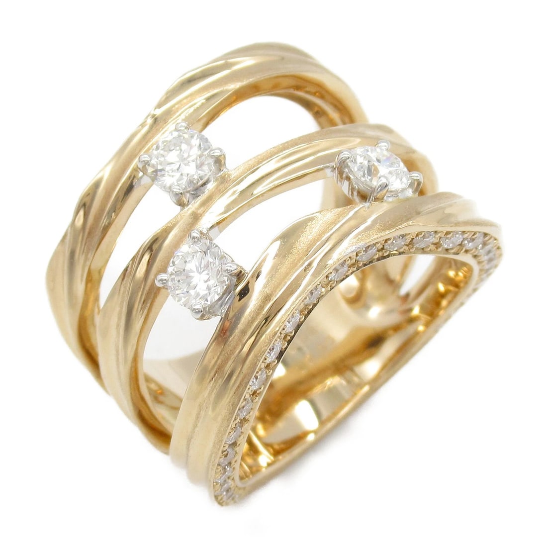 SA BIRTH DIAMOND RING 18KPG PINK ROSE GOLD: SA BIRTH Diamond Ring 18KPG Pink Rose Gold Brand: SA BIRTH Type: Ring Material: K18PG?Rose Gold? Color: Clear??ish colors Size: 6.75 - 7 US Accessories: None Accessories Notice: When