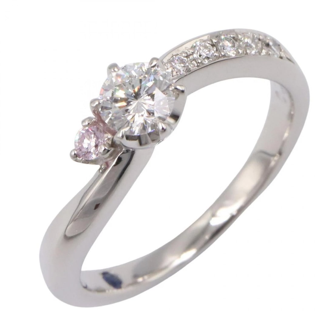 JEWELRY DIAMOND RING PT900 PLATINUM: JEWELRY Diamond Ring Pt900 Platinum Brand: JEWELRY Type: Ring Material: Pt900 Platinum Color: Silver??ish colors × Clear??ish colors Size: 5.25 US Accessories: None Accessories Notice: Whe