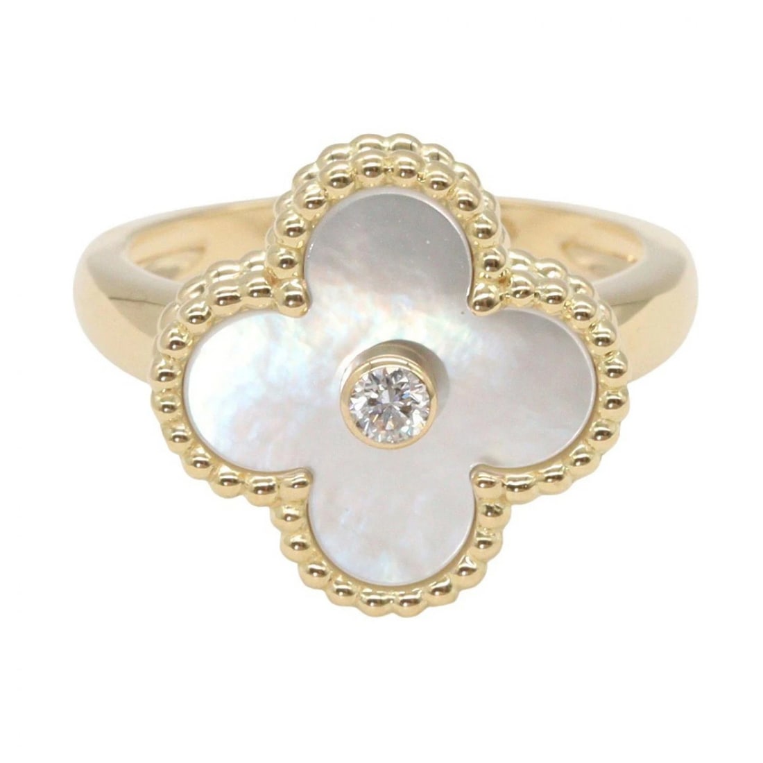 VAN CLEEF & ARPELS ALHAMBRA RING DIAMOND - 2