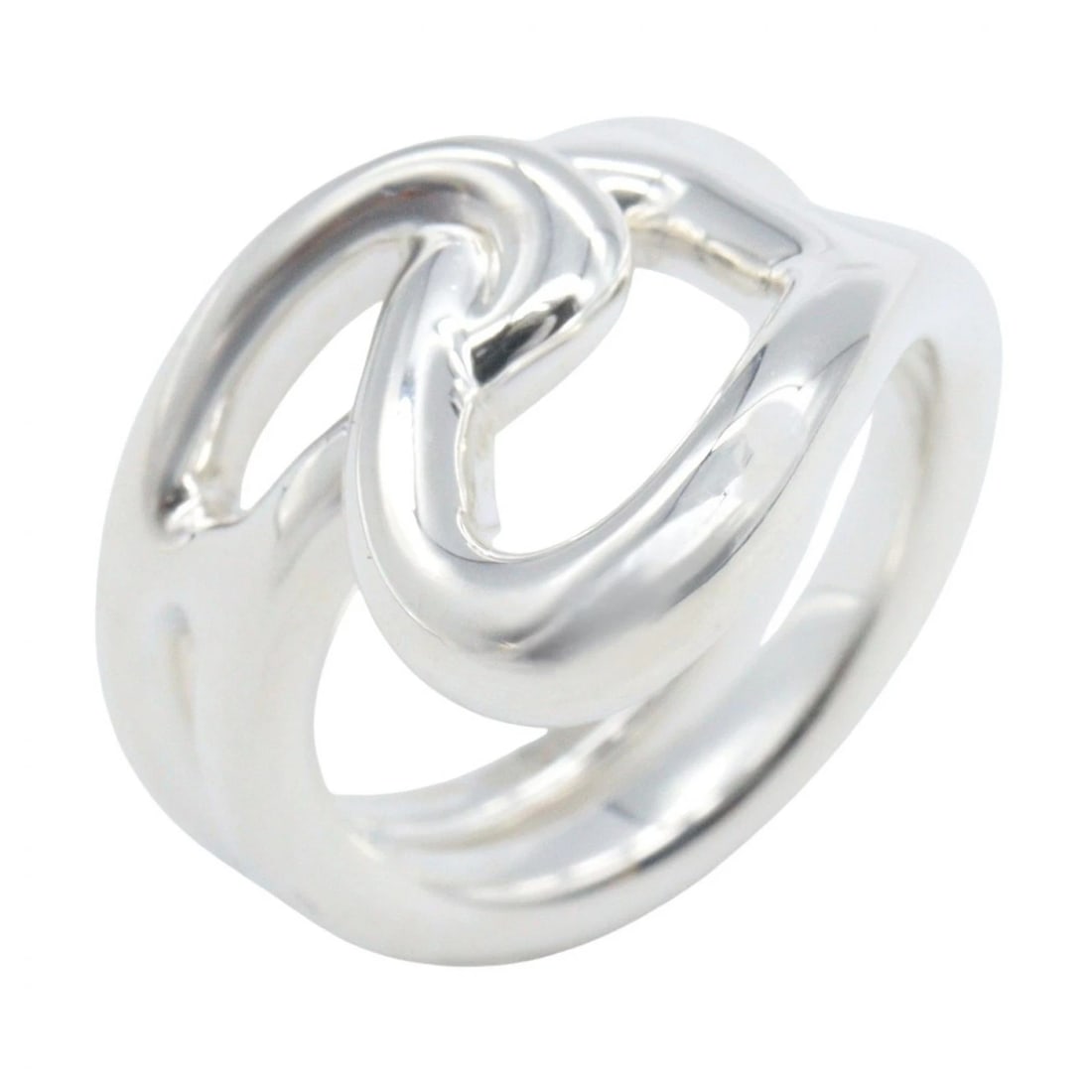 HERMES CHAINE DANCRE PUNK RING SILVER925: HERMES Chaine dancre Punk Ring Silver925 Brand: HERMES Type: Ring Material: Silver925 Color: Silver??ish colors Size: 6 US Accessories: None Accessories Notice: When purchasing pre-owned