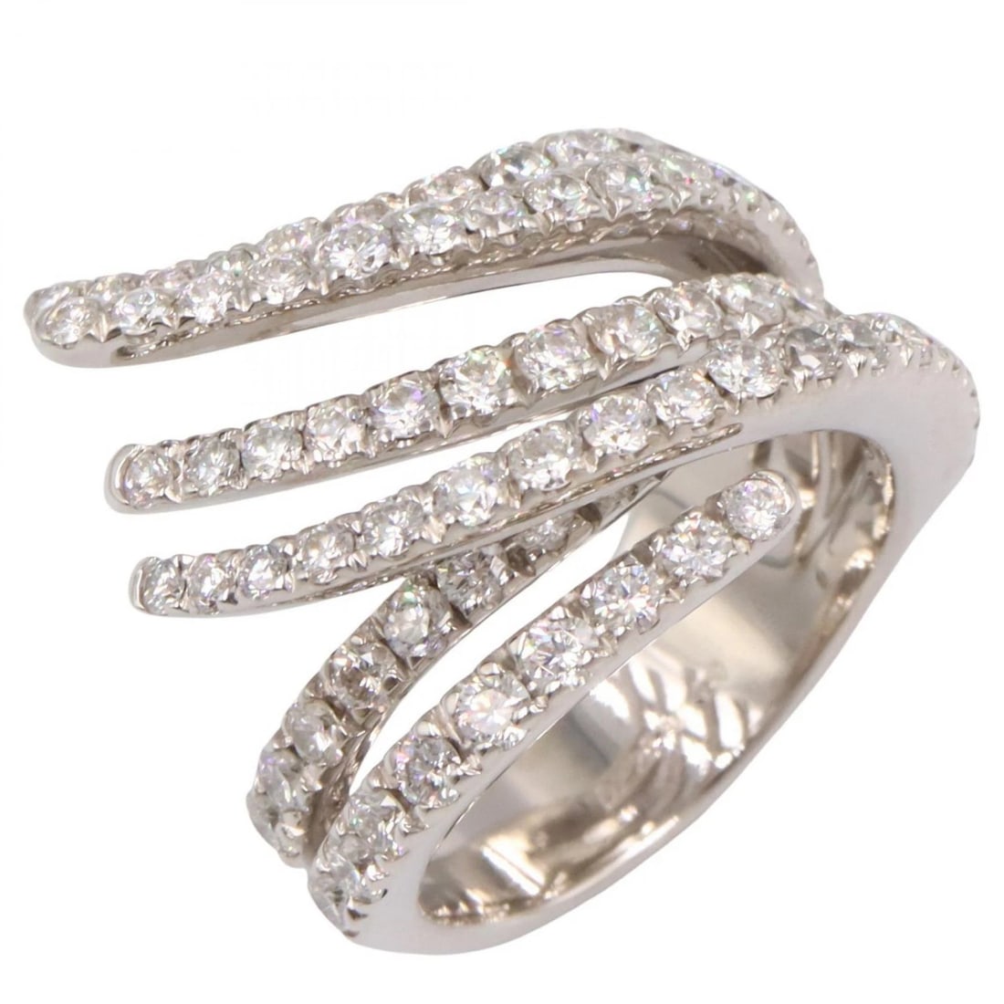 JEWELRY DIAMOND RING 18KWG WHITE GOLD: JEWELRY Diamond Ring 18KWG White Gold Brand: JEWELRY Type: Ring Material: K18WG?White Gold? Color: Silver??ish colors × Clear??ish colors Size: 5.75 - 6 US Accessories: None Accessories