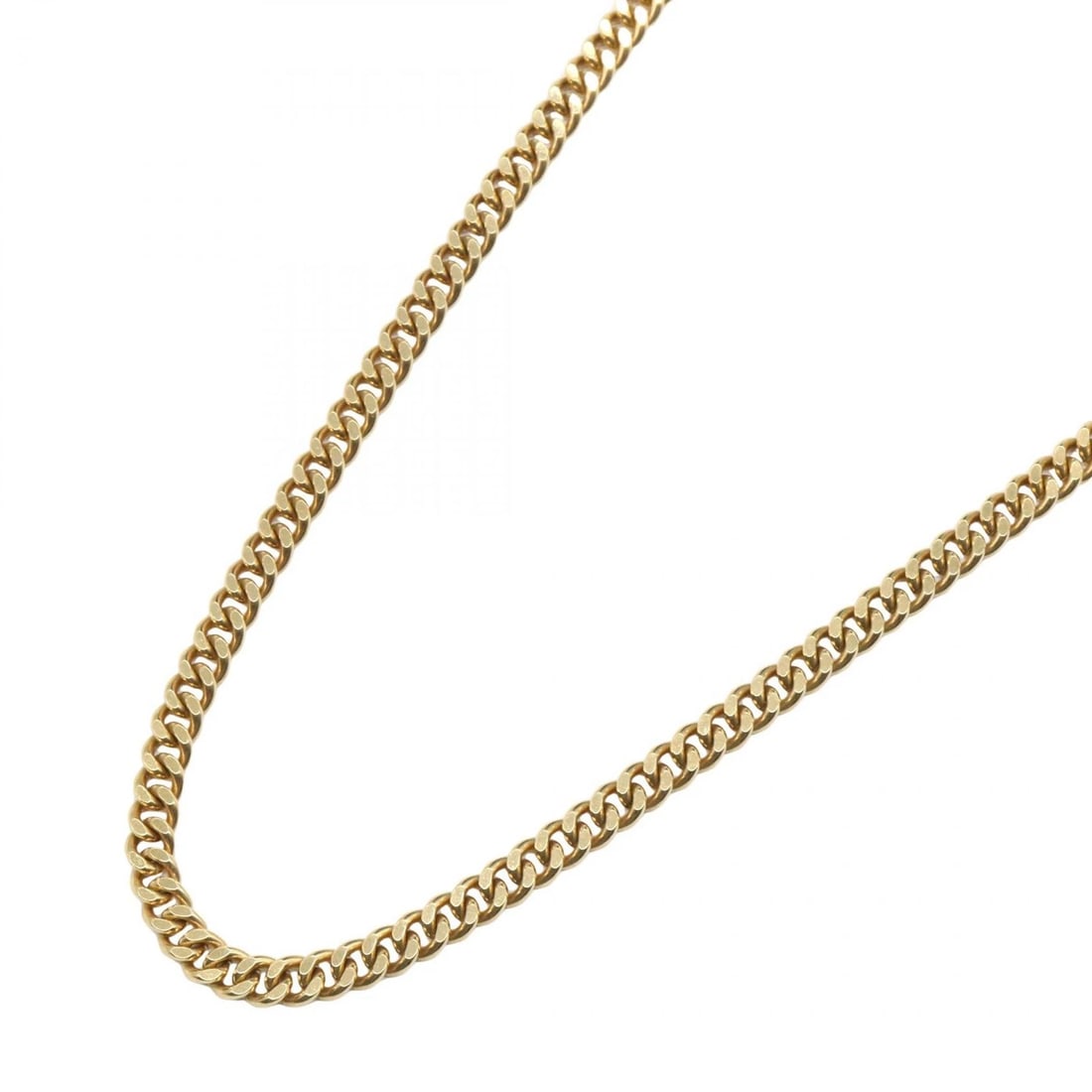 JEWELRY SINGLE 2 SIDE CURB LINK CHAIN NECKLACE (1 of 4)