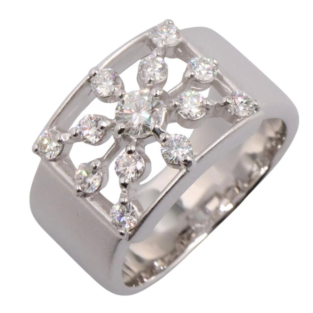 TASAKI DIAMOND RING 18KWG WHITE GOLD: TASAKI Diamond Ring 18KWG White Gold Brand: TASAKI Type: Ring Material: K18WG?White Gold? Color: Silver??ish colors × Clear??ish colors Size: 6 - 6.25 US Accessories: None Accessories