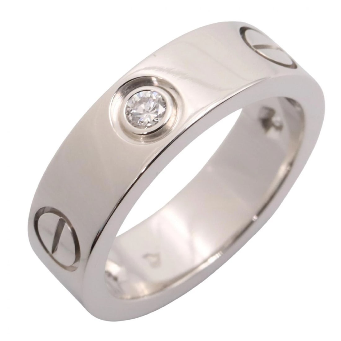 CARTIER LOVE RING 3P DIAMOND 18KWG WHITE GOLD (1 of 3)