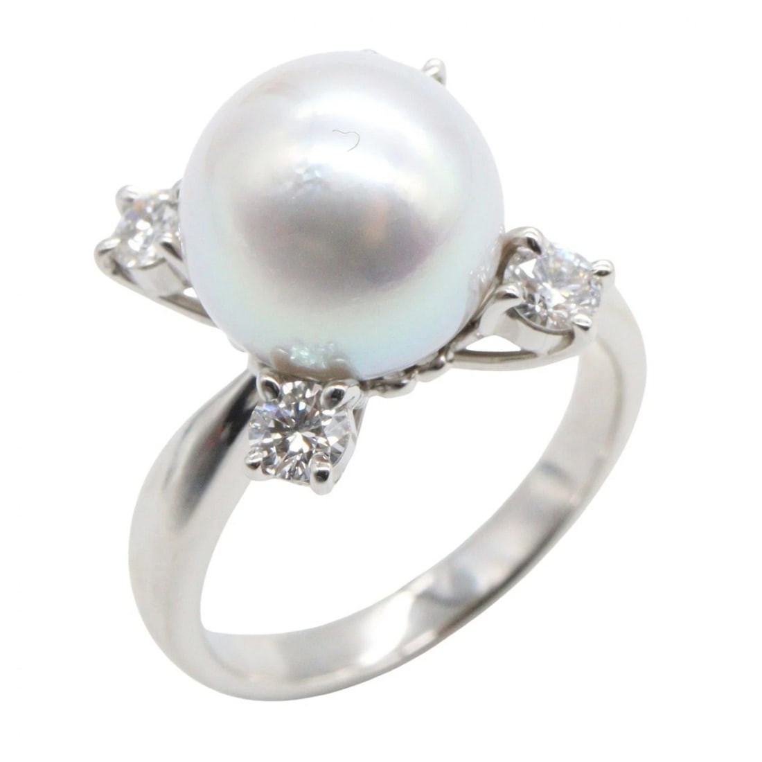 JEWELRY PEARL DIAMOND RING PT900 PLATINUM: JEWELRY Pearl Diamond Ring Pt900 Platinum Brand: JEWELRY Type: Ring Material: Pt900 Platinum Color: Silver??ish colors × White??ish colors × Clear??ish colors Size: 5.25 US Accessories: None <